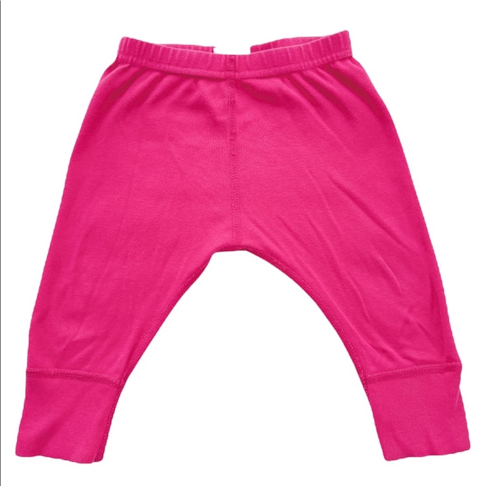Hanna Andersson Bright Pink Girls Leggings